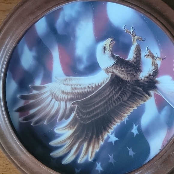 Vintage 1991 Franklin Mint Collector Plate ~ American Eagle - Picture 2 of 6